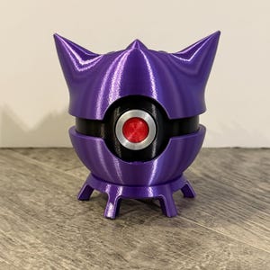 Gengar Pokeball Inspired Handmade 3DPrinted Fanart