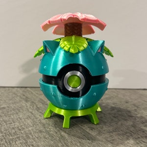 Venusaur Pokeball Inspired Handmade 3DPrinted Fanart