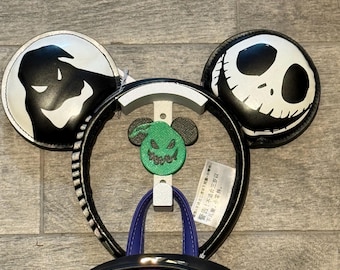 Jack Skellington Oogie Boogie Wall Hook | Nightmare Before Christmas Loungefly Bag Display | 3D Printed Disney Gift