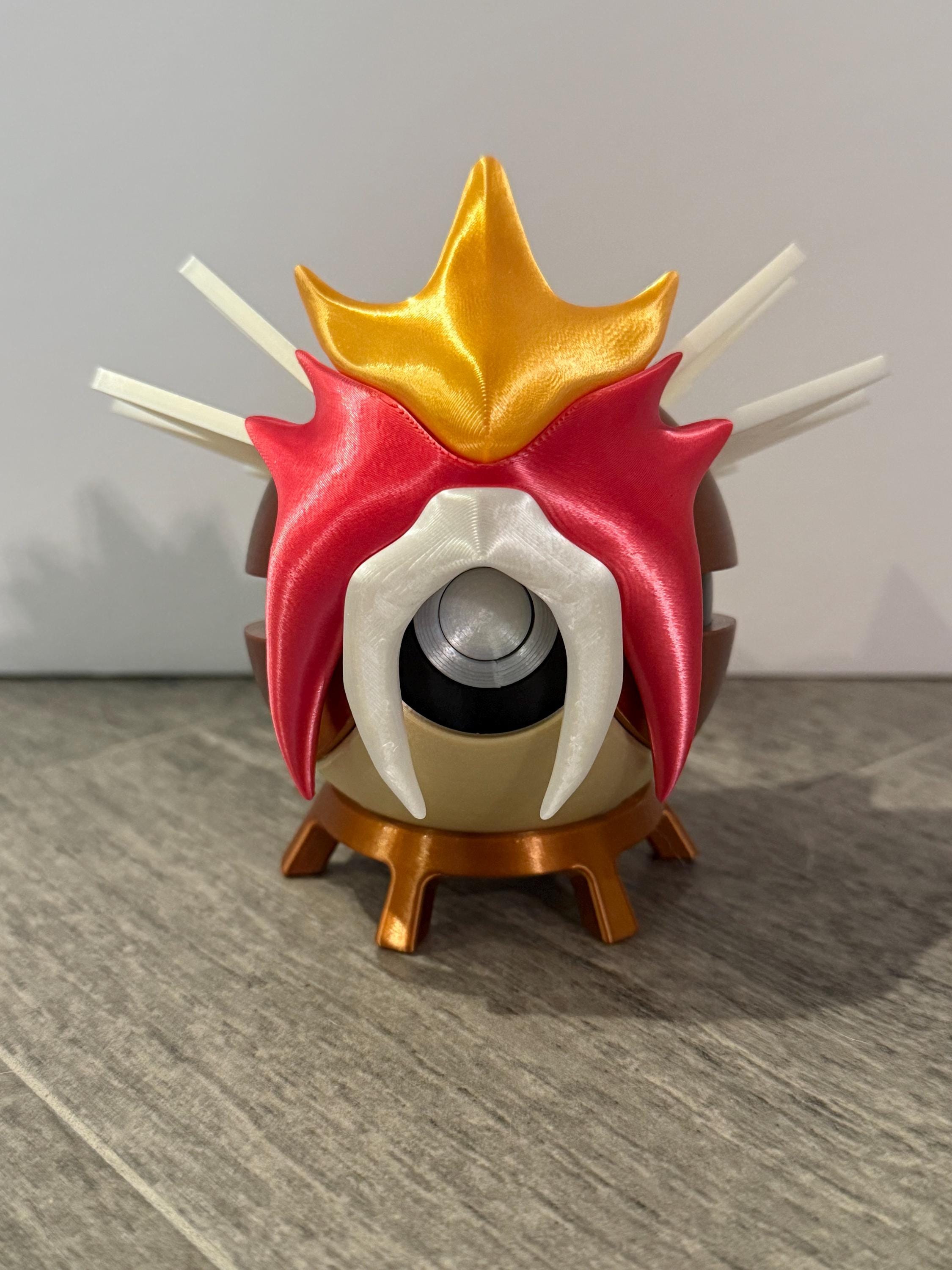 Entei Ball Entei Pokeball Display Ball | 3D Printed Legendary Fire Pokemon Gift - Etsy