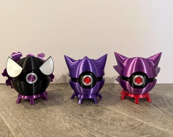 Gastly Evolution Line Inspired Pokeball Fanart
