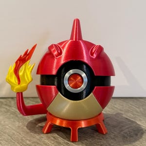 Charmeleon Pokeball Inspired Handmade 3DPrinted Fanart