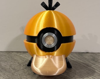 Custom Psyduck Inspired Pokeball Fanart