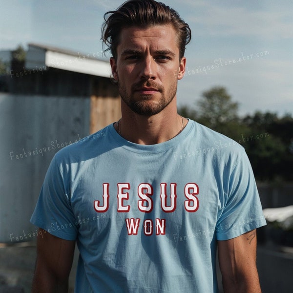 Evan Carter Jesus Won Shirt, Texas Rangers World Series Champions T Shirt, Jose Leclerc Tee, Gift for Baseball Fan, Retro Game Day Shirt