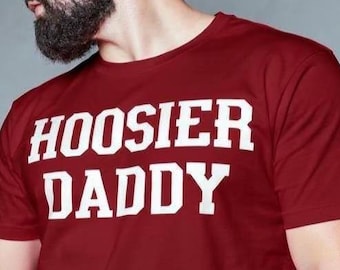 Hoosier Daddy Football Unisex Jersey T-Shirt