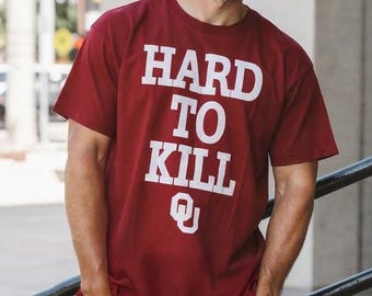 Oklahoma Football Hard To Kill Unisex Jersey T-Shirt