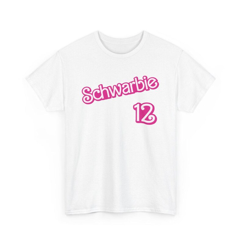 T-shirt Phillies Kyle Schwarber « Schwarbie », chemise de fans de Philadelphie, chemise de baseball de Philadelphie, t-shirt unisexe de fans de sport de Philadelphie, Schwarbomb White