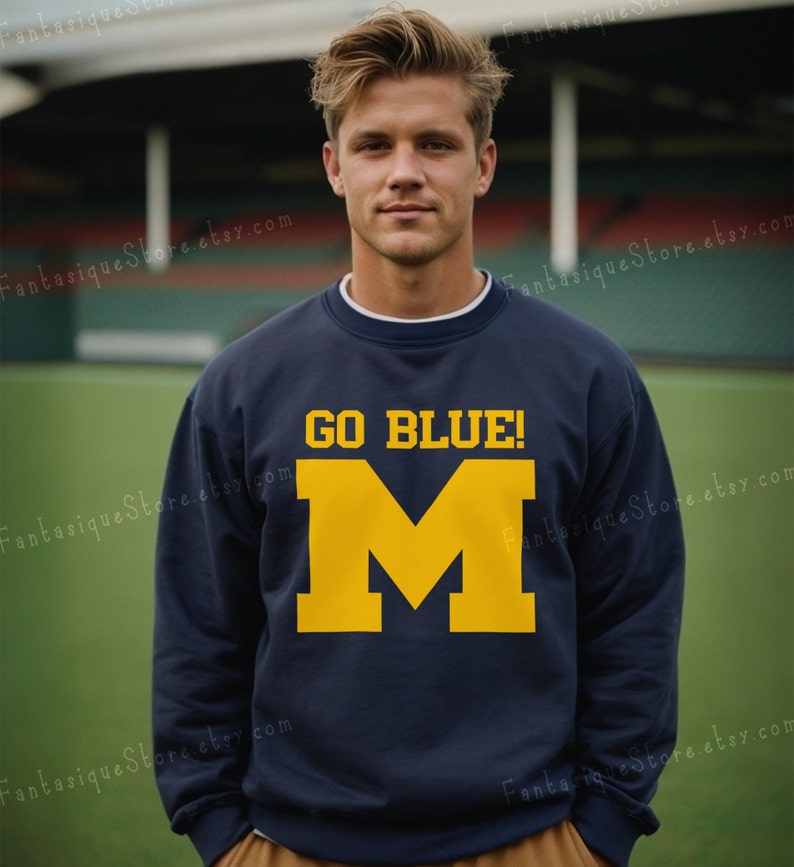 Michigan Football Shirt Wolverines Football Fan Gear College - Etsy UK