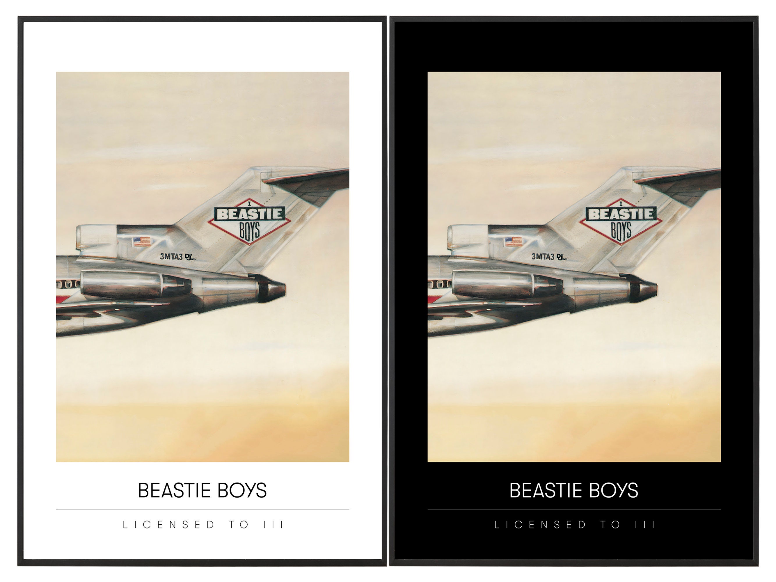 Beastie Boys Poster, Licensed to Ill, Beastie Boys Print, Rap Rock Hip Hop Music Decor Art