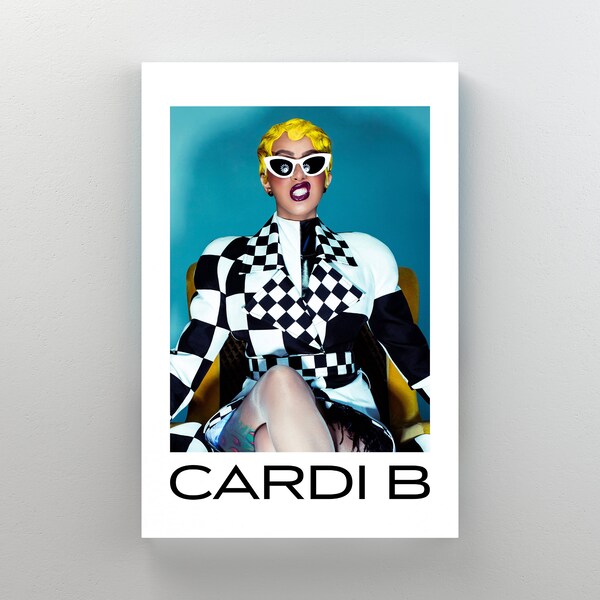 Cardi B Wall Art - Etsy