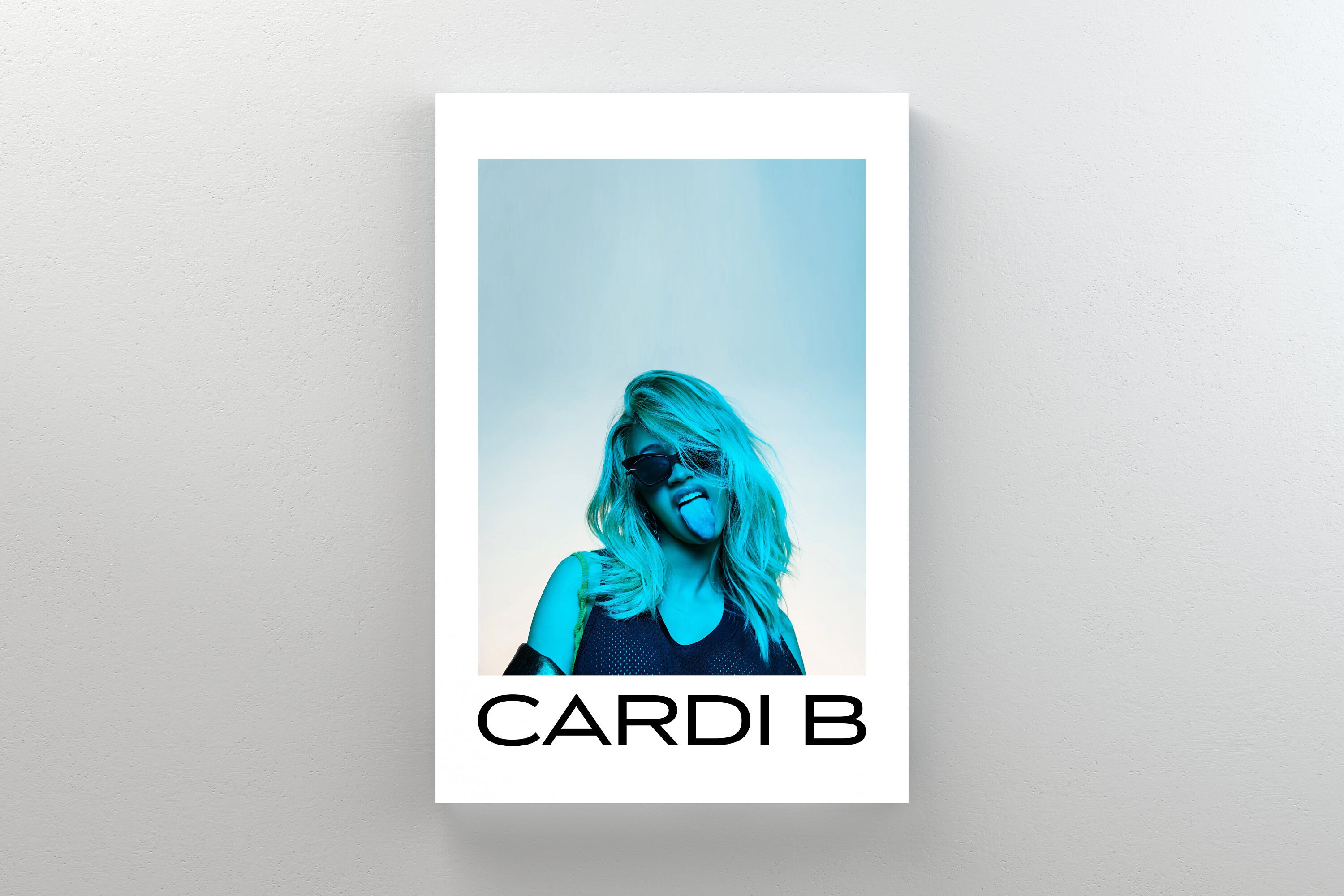 Cardi B Poster Cardi B Wall Art Rapper Poster Cardi B - Etsy