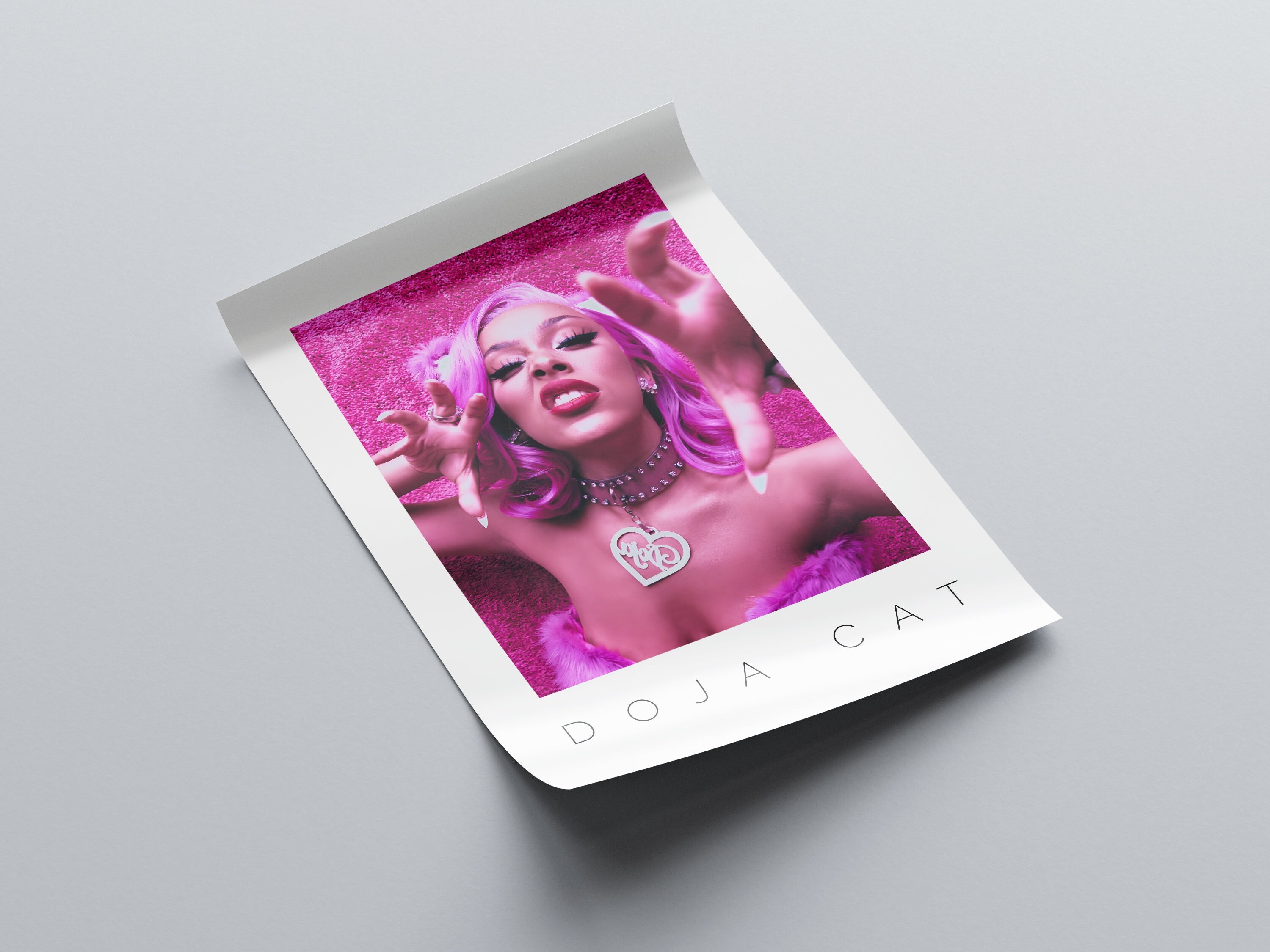 Doja Cat Poster Doja Cat Wall Art Rapper Poster Doja Cat Etsy Hong Kong