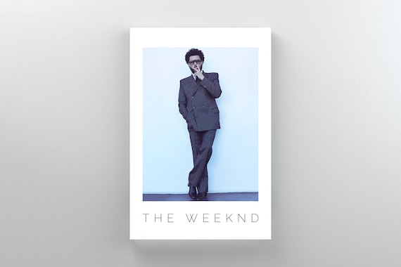 Wall Art Print The Weeknd rapper america retro, Gifts & Merchandise