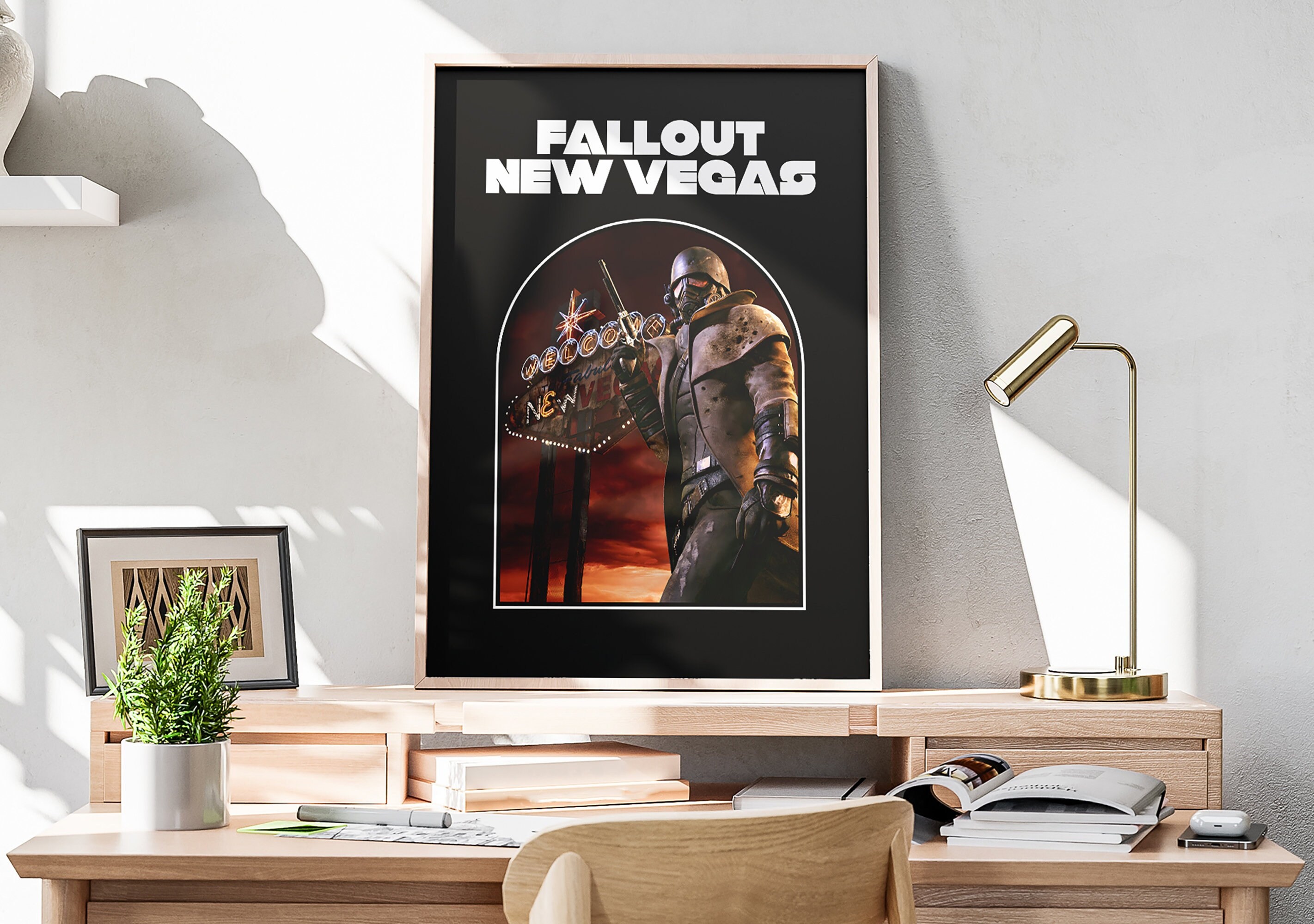 Gaming Canvas Fallout New Vegas Gaming Poster Video Game 