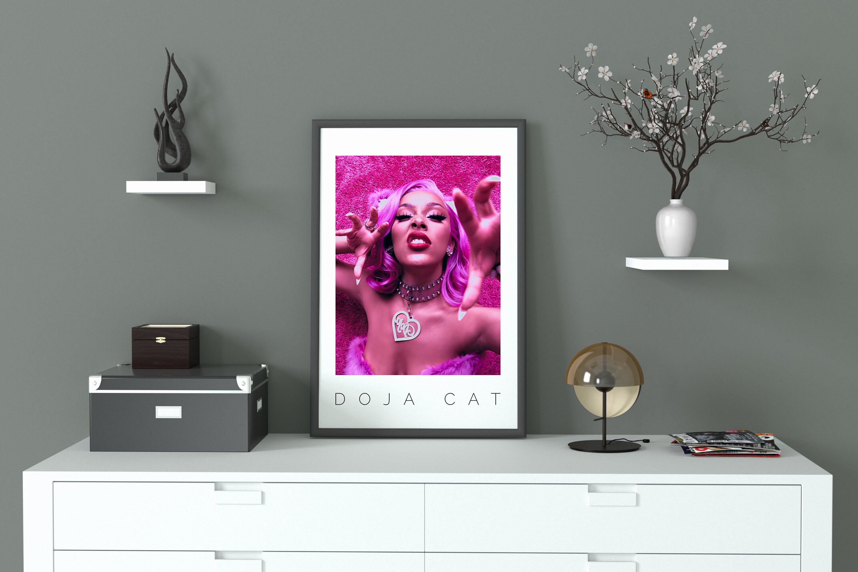 Doja Cat Poster, Doja Cat Wall Art, Rapper Poster vendido por