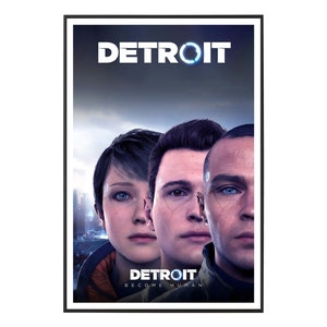 Detroit Become Human Markus Handmade Video Game Art Poster 