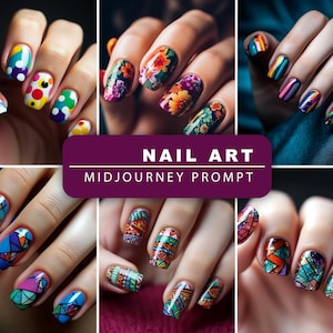 Midjourney Prompt for Nail Art