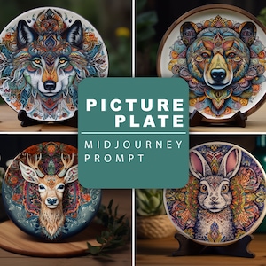 Midjourney Prompt for Picture Plate