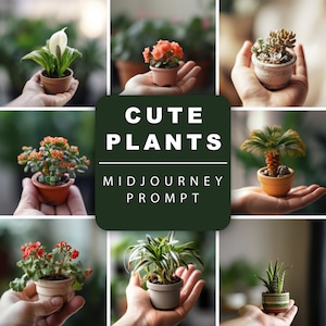 Midjourney Prompt for Cute Plants