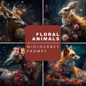 Midjourney Prompt for Floral Background