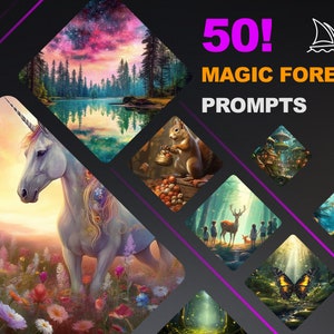 50 Midjourney Prompts for Magic Forest