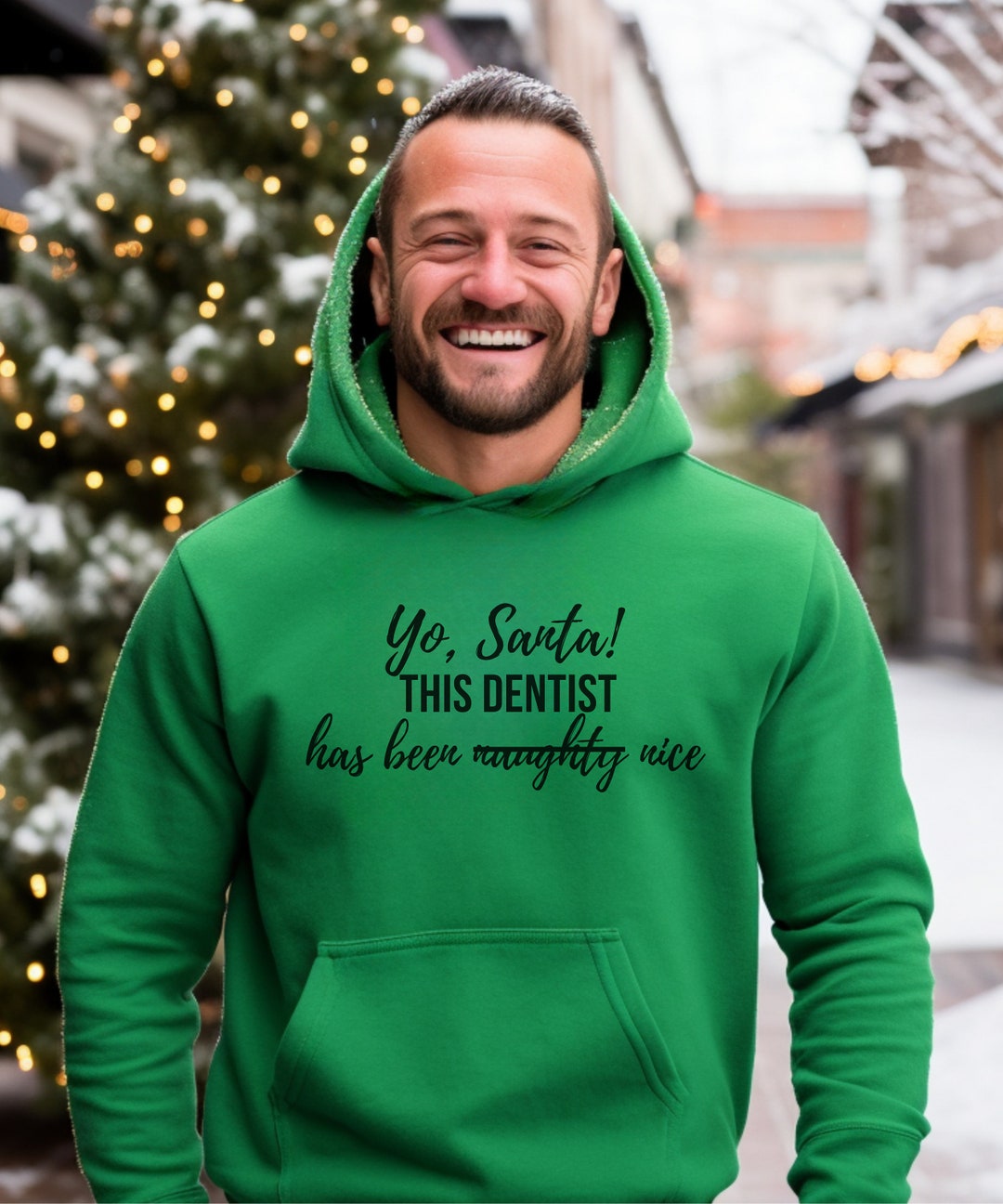 Cozy Christmas Dentist Hoodie Funny Christmas Sweatshirt Etsy