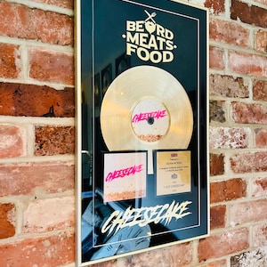 Custom 12&quot; Gold/Platinum Personalised Vinyl Record Award. Rewarding Artists for Streaming/Chart Achievements - *Free UK Post