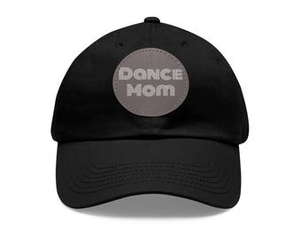 DANCE MOM Hat with Leather Patch (Round)