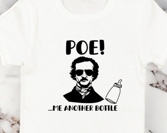 Edgar Allan Poe Bodysuit Funny Literary Lovers Baby Lit Puns