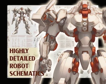 Mecha Euphoria Canvas Wrap | Immerse yourself in the world of anime Mecha with our bold, high-quality Mecha canvas | Charming Vintage Design