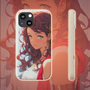 Aphrodite | Biodegradable Phone Case | Stylish iPhone 13 Phone Case | Girl Anime , Eco-Friendly Protection | Cute Anime Gift Phone Case