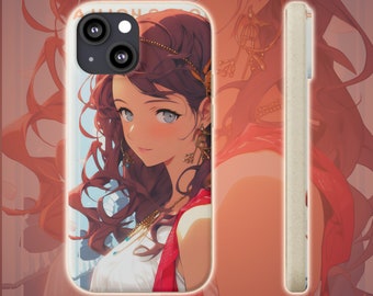 Aphrodite | Biodegradable Phone Case | Stylish iPhone 13 Phone Case | Girl Anime , Eco-Friendly Protection | Cute Anime Gift Phone Case