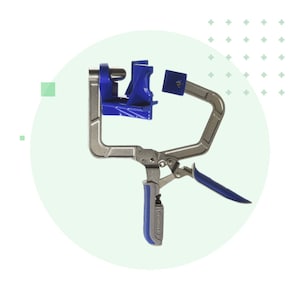 90 Degree Corner Clamp (2 Pcs), Right Angle Clamp, 90 Degree Corner Clamps for Woodwork, Woodworking Clamps for DIY Woodworking Welding