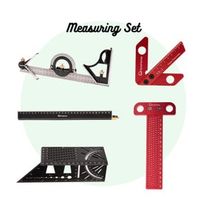 Measuring Ruler Set, Measuring Set, Ideal for anyone who wants accurate cuts and measurements