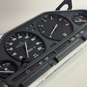 Silver Dash Trim Rings Speedometer Gauge Cluster Panel For BMW E38 E39 E53 X5 US