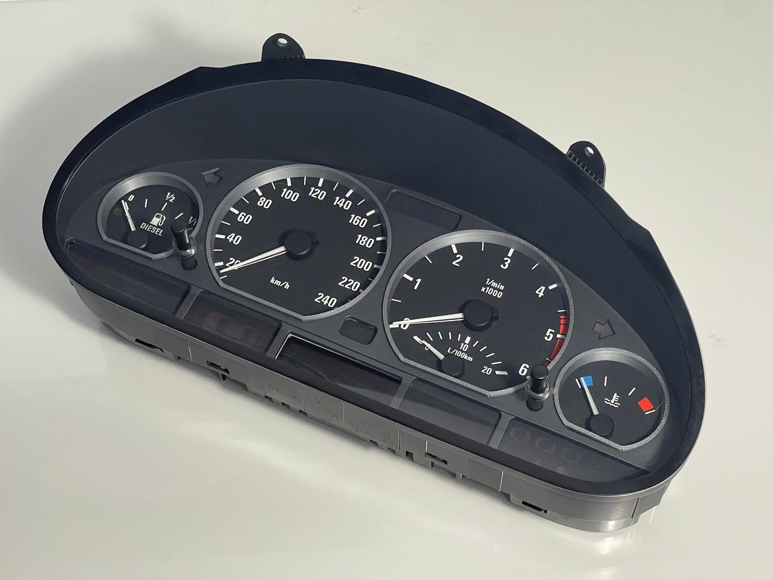 BMW E46 Gauge Cluster Rings silver/black/red Etsy