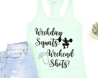 Workout Shirt, Funny Tank, Workout Tanks for Women, Lifting Tank, Exercise Tank Top, Funny Workout Fitness Gym Workout Tank, Fitness
