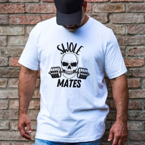 Swole Mates Gym PNG, Training Design, Couples Workout PNG, Halloween