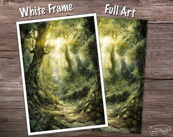 Ethereal Forest - MTG Card Sleeves - 60/100/120 - TCG Card Sleeve Set - Commander Sleeves - Magic the Gathering Gifts