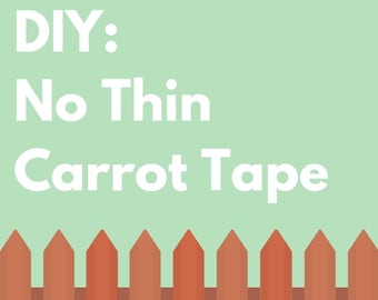 How to make No Thin Carrot Tape