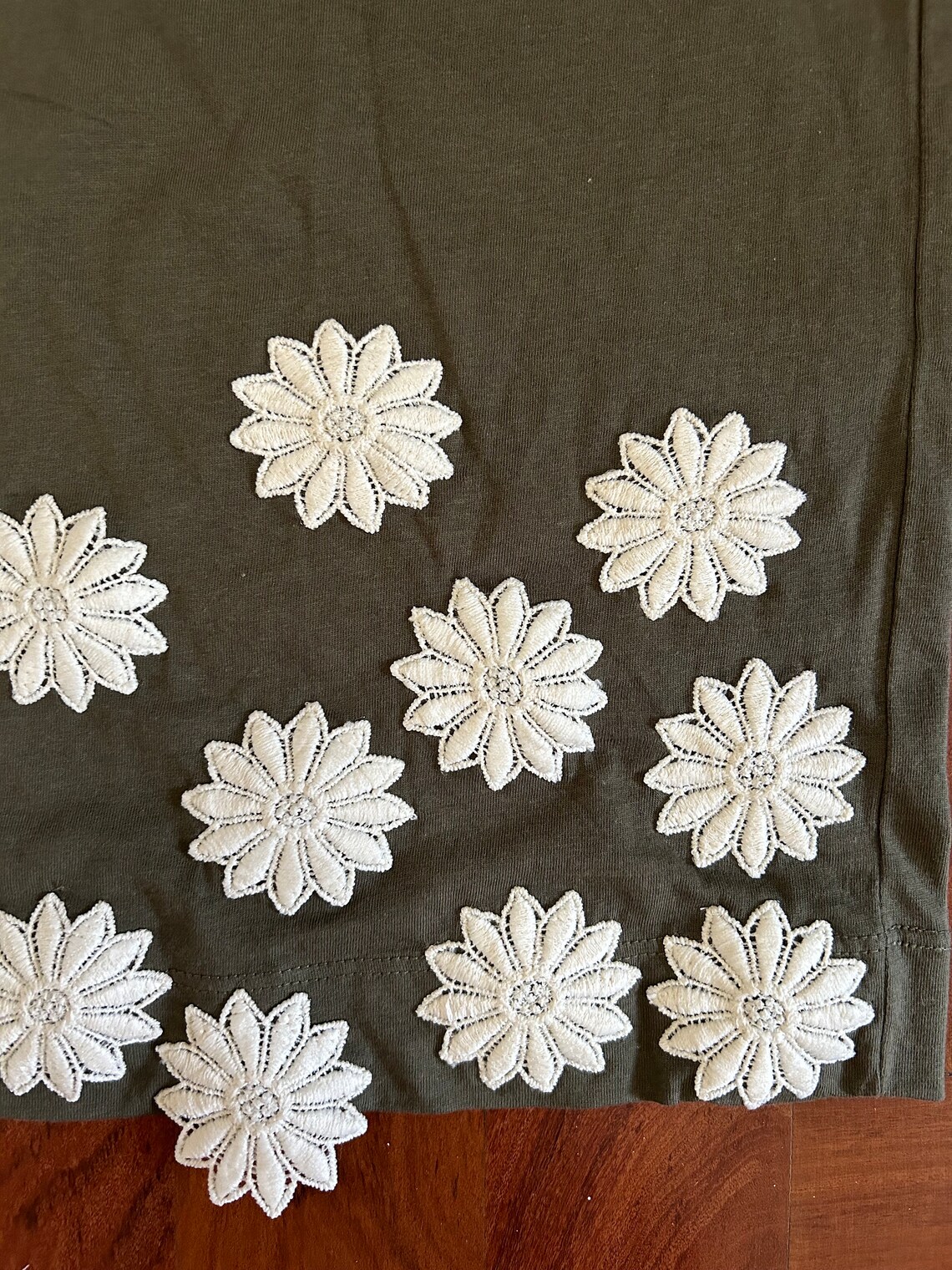 Petal Patch Embroidered Shirt