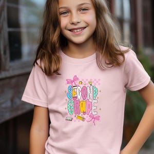 Second Grade Back to School Shirt: Student/Teacher Tee