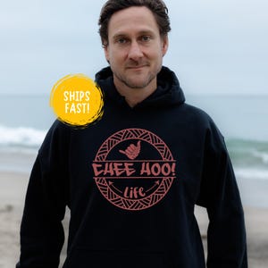 Chee Hoo Life Hawaiian Hoodie, Shaka Tribal Sweatshirt Hoodie, Polynesian Island Pullover, Aloha Vibes Hoodie, Chee Hoo Shaka Hoodie