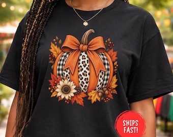 Western Fall Pumpkin Shirt Cowboy Pumpkin Tee Rustic Autumn Graphic Shirt Country Fall Outfit Halloween Thanksgiving Western Comfort Colors