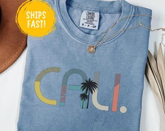 Retro California graphic T-shirt: West Coast zomer-T-shirt