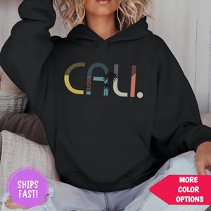 Retro California Hoodie: West Coast Graphic Pullover