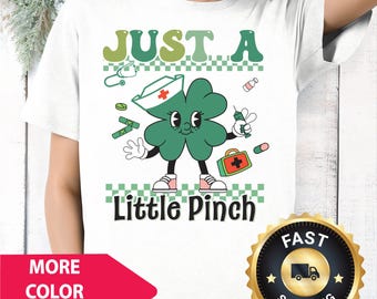 Nurse T-Shirt: Just a Little Pinch Humor Tee for Nurses | Gift for Healthcare Workers & Nursing Students