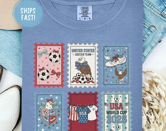 Coquette Soccer Shirt Cute Bow Football Tee Girly Soccer Aesthetic Sports Fan Outfit Soft Girl Vintage Retro Game Day Gift Comfort Colors