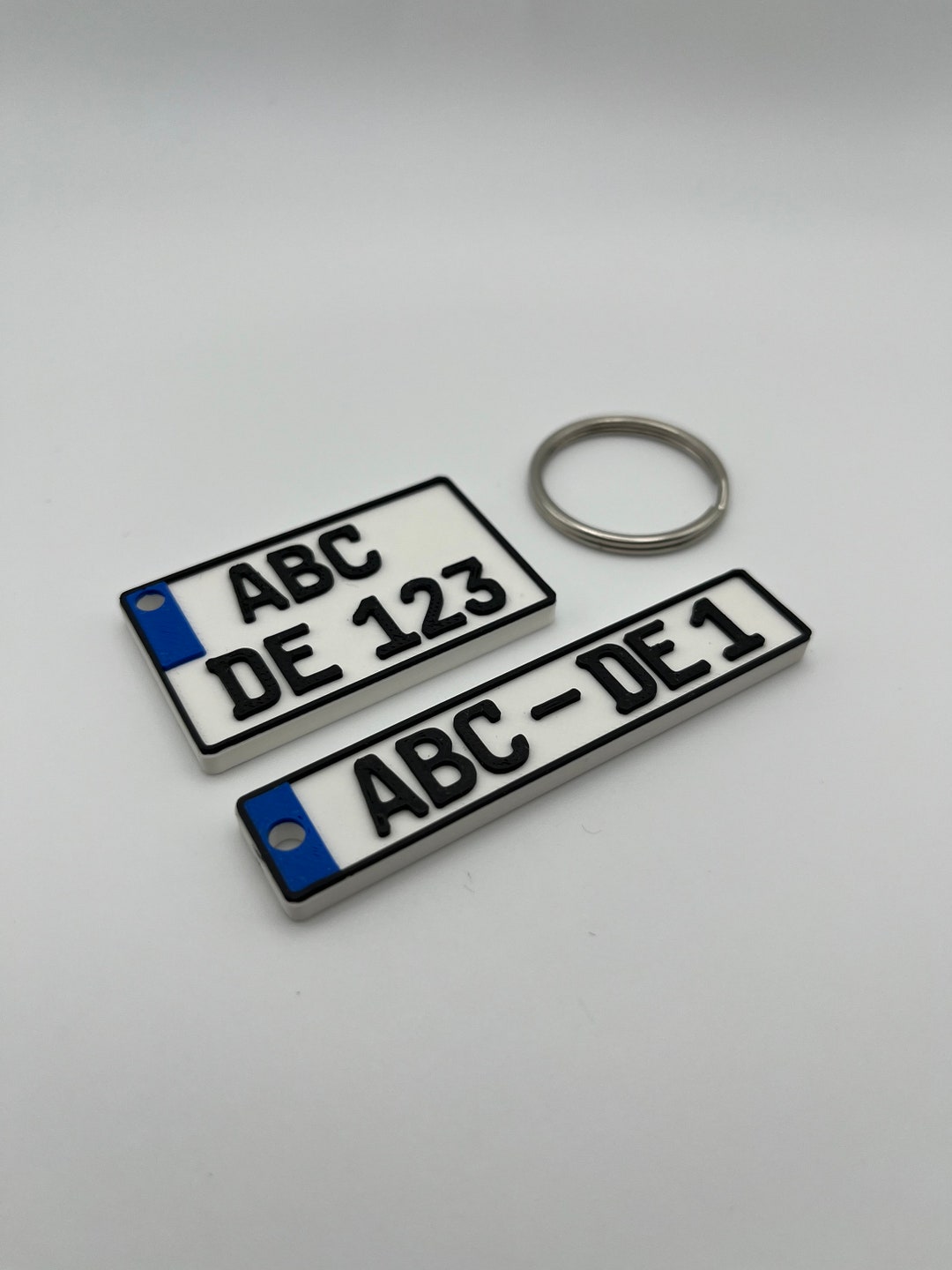 Portachiavi Personalizzato Con Nome - Targa Metallica Per Auto E Moto, Regalo Ideale - Foto 9