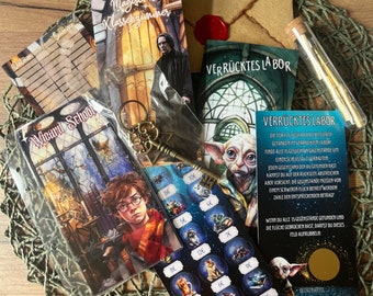 Wizard School - Zauberschule -  klappkarten Bundle XL